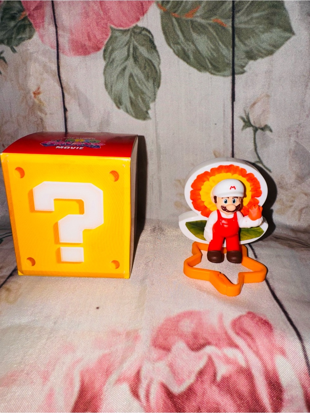 Mc Donalds Super Mario Galaxy Movie Happy Meal “Fire Mario” Toy 10